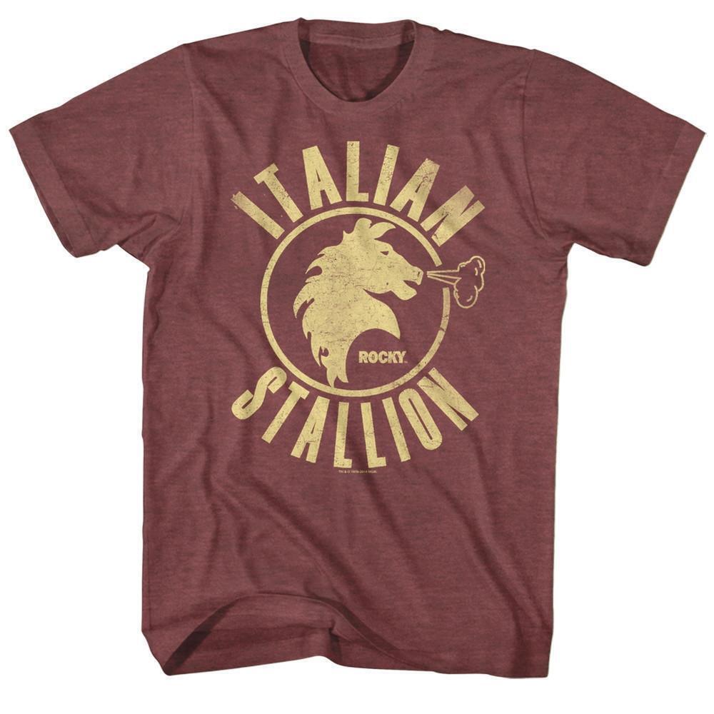 Rocky Stallion Maroon Heather T Shirt